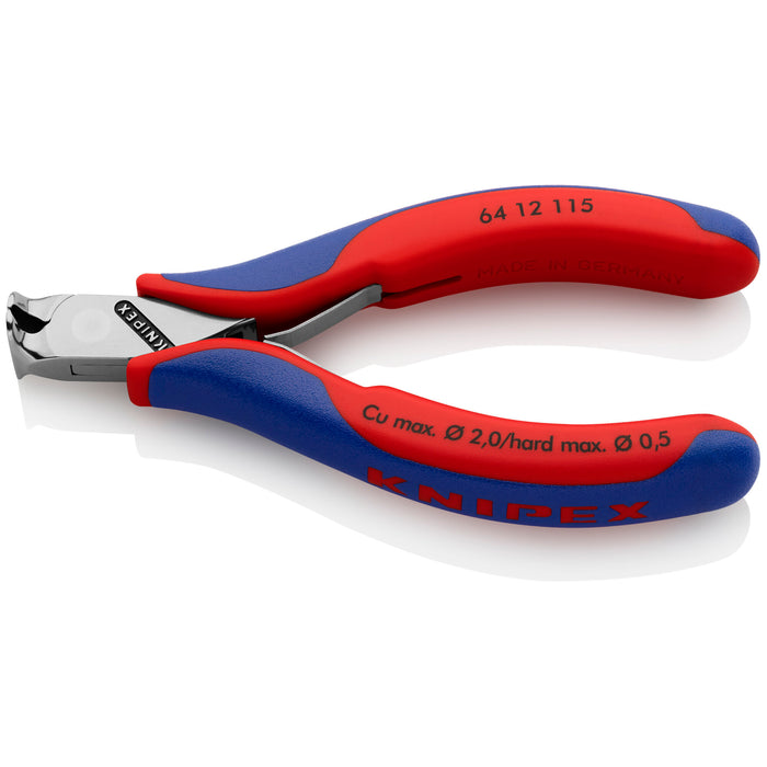 Knipex 64 12 115 4 1/2" Electronics End Cutting Nippers
