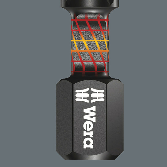Wera 840/4 IMP DC Hex-Plus DIY Impaktor bits, 5 x 50 mm, 5 pieces