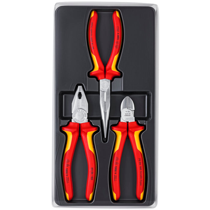 Knipex 00 20 12 3 Pc 1000V Insulated Tool Set