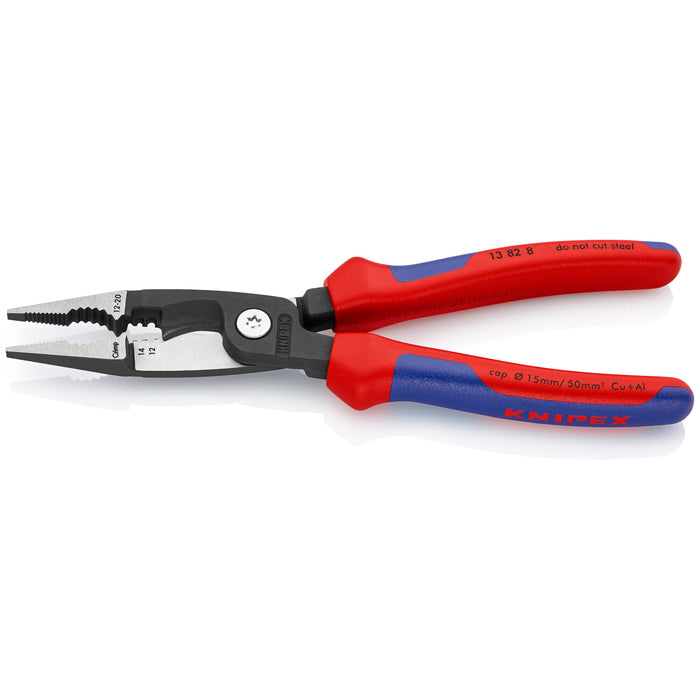 Knipex 13 82 8 SBA 8" 6-in-1 Electrical Installation Pliers 12 and 14 AWG