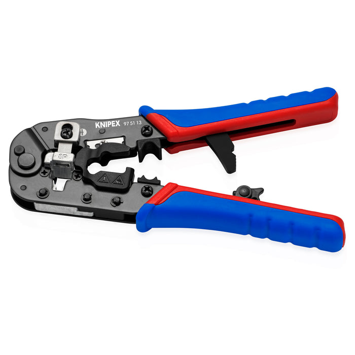 Knipex 97 51 13 7 1/2" Crimping Pliers-For RJ45 Western Plugs