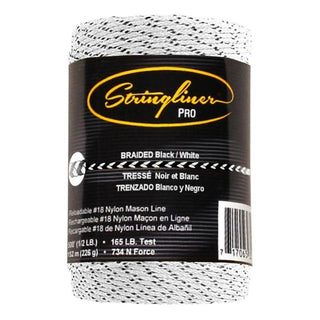 US Tape 35490 #18 Construction Replacement Roll Braided Black/White 500 Feet