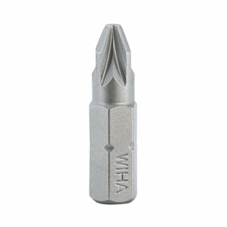 Wiha Tools 71202 #2 x 25mm PoziDriv Insert Bit, 10 Pack