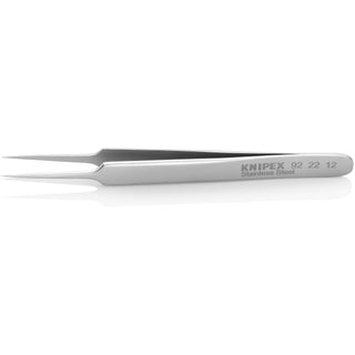 Knipex 92 22 12 4" Stainless Steel Gripping Tweezers-Needle Point Tips