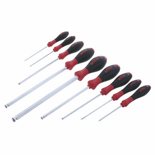 Wiha Tools 36790 9 Piece MagicRing Ball End Hex Metric Driver Set