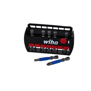 Wiha Tools 70298 7 Piece TerminatorBlue Impact Bit Set - 2 Inch Bits