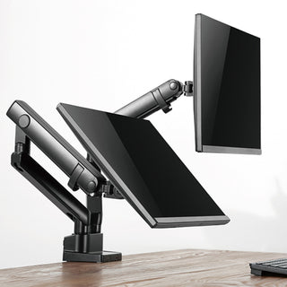 SilverStone ARM25 Dual Monitor Arm With Mechanical Spring Design And Versatile Adjustability