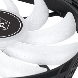 SilverStone AS140B-ARGB Air Slimmer Enhanced 140mm Slim Fan With Full-Range Pwm And Argb Lighting Effects