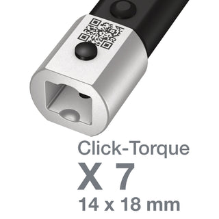 Wera Click-Torque X 7 torque wrench for insert tools, 10-100 Nm