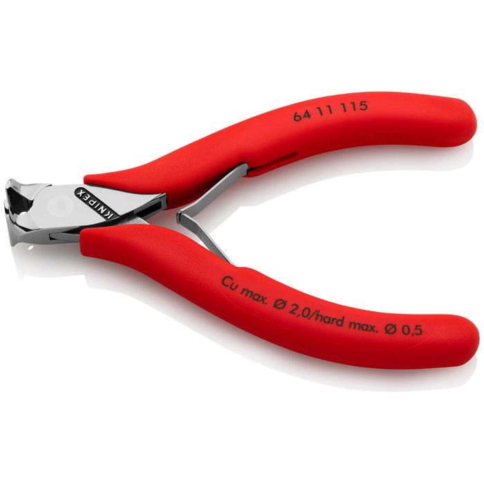 Knipex 64 11 115 4 1/2" Electronics End Cutting Nippers