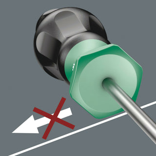 Wera 1355 PZ Screwdriver for Pozidriv screws, PZ 0 x 60 mm