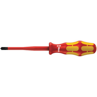 Wera 165 iSS PZ/S VDE Insulated screwdriver with reduced blade diameter for PlusMinus screws (Pozidriv/slotted), # 1 x 80 mm