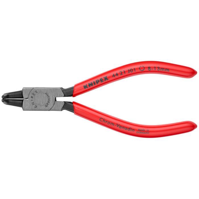 Knipex 44 21 J01 5 1/8" Internal 90° Angled Snap Ring Pliers-Forged Tips