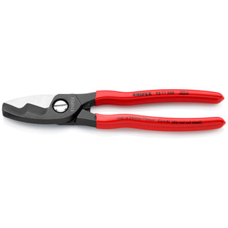 Knipex 95 11 200 8" Cable Shears-Twin Cutting Edges