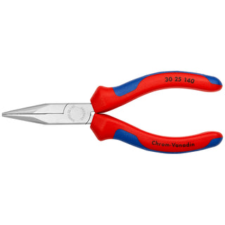 Knipex 30 25 140 5 1/2" Long Nose Pliers-Half Round Tips