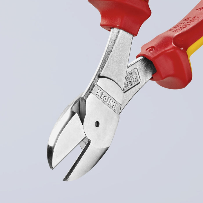 Knipex 74 06 200 8" High Leverage Diagonal Cutters-1000V Insulated