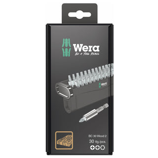 Wera Bit-Check 30 Wood 2 SB, 30 Pieces