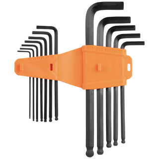 Klein Tools BLS22 Long Ball End Hex Key Set, SAE and Metric, 22 Pc.