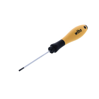 Wiha Tools 30240 ESD SoftFinish Slotted Screwdriver, 2.5 mm x 75 mm