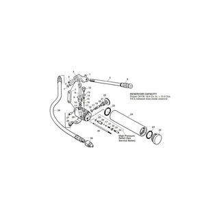 Ridgid 21847 3' Hydraulic Hose for Hand Pumps