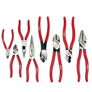 Wiha Tools 34682 8 Piece Classic Grip Pliers and Cutters Tray Set