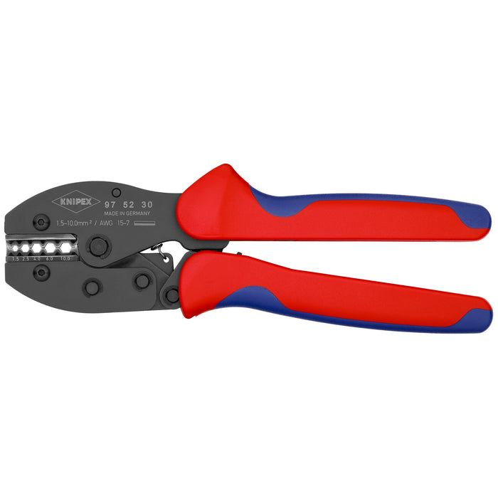 Knipex 97 52 30 8 1/2" Crimping Pliers For Non-Insulated Crimp Connectors