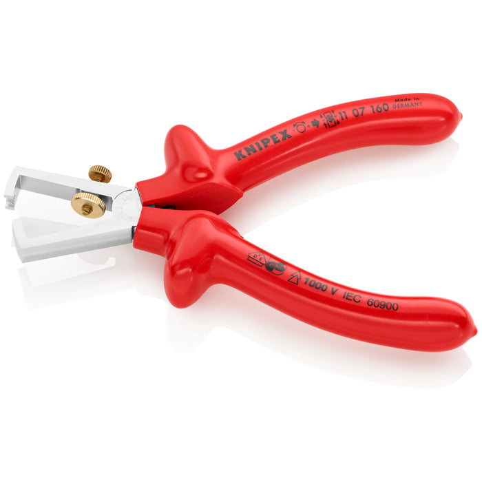 Knipex 11 07 160 6 1/4" End-Type Wire Stripper-1000V Insulated