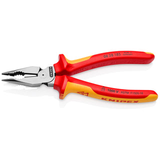 Knipex 08 28 185 SBA 7 1/4" Needle-Nose Combination Pliers-1000V Insulated