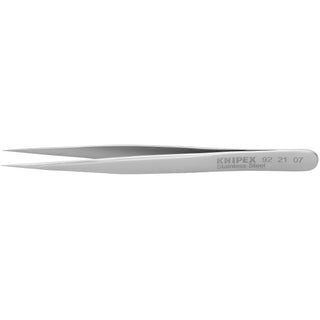 Knipex 92 21 07 4 1/2" Stainless Steel Gripping Tweezers-Needle Point Tips