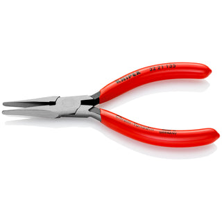 Knipex 32 21 135 5 1/4" Long Nose Relay Adjusting Pliers-Flat Tips