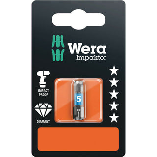 Wera 840/1 IMP DC SB Impaktor bits, 5 x 25 mm