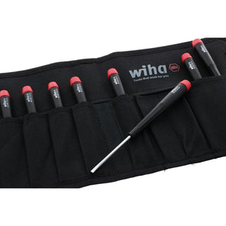 Wiha Tools 26098 8 Piece Precision Slotted Screwdriver Pouch Set