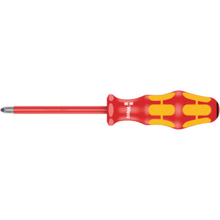 Wera 165 i PZ VDE Insulated screwdriver for Pozidriv screws, PZ 0 x 80 mm