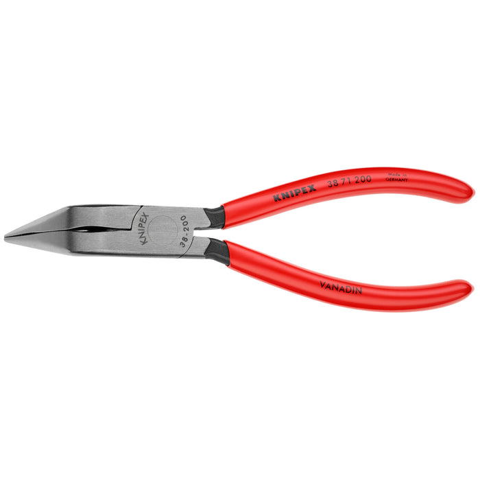 Knipex 38 71 200 8" Long Nose 70° Angled Pliers without Cutter