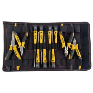 Wiha Tools 32794 11 Piece ESD Safe Picofinish Precision Screwdrivers and Pliers Set in Pouch