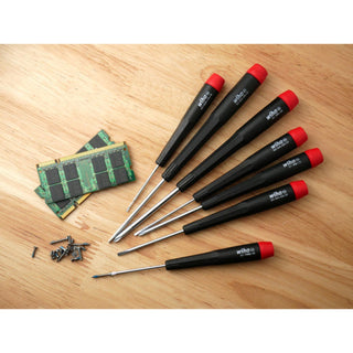 Wiha Tools Tools 26197 Precision Slotted and Phillips Screwdriver Set, 7 Pc.