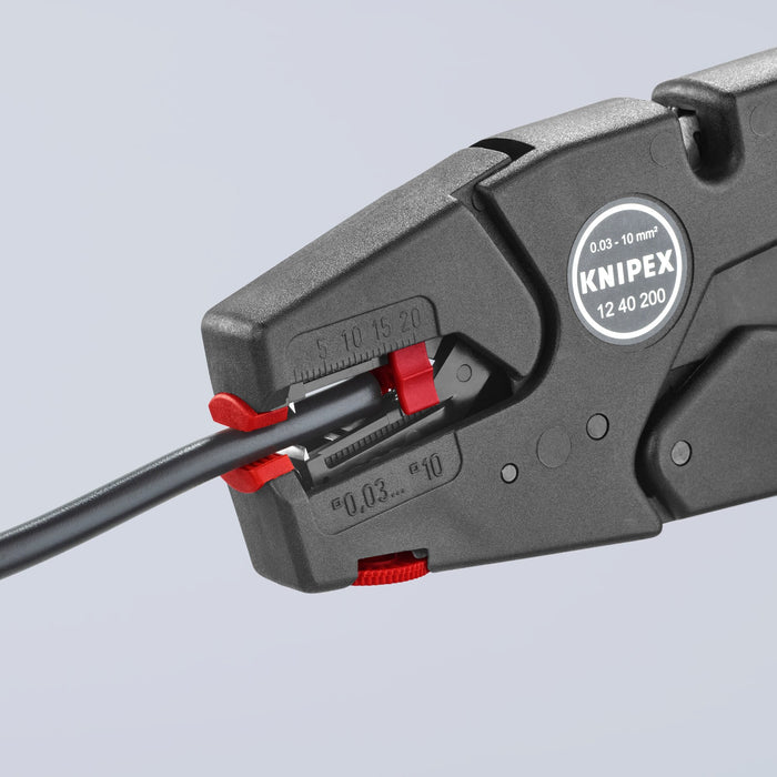 Knipex 12 40 200 8" Self-Adjusting Wire Stripper 8-32 AWG