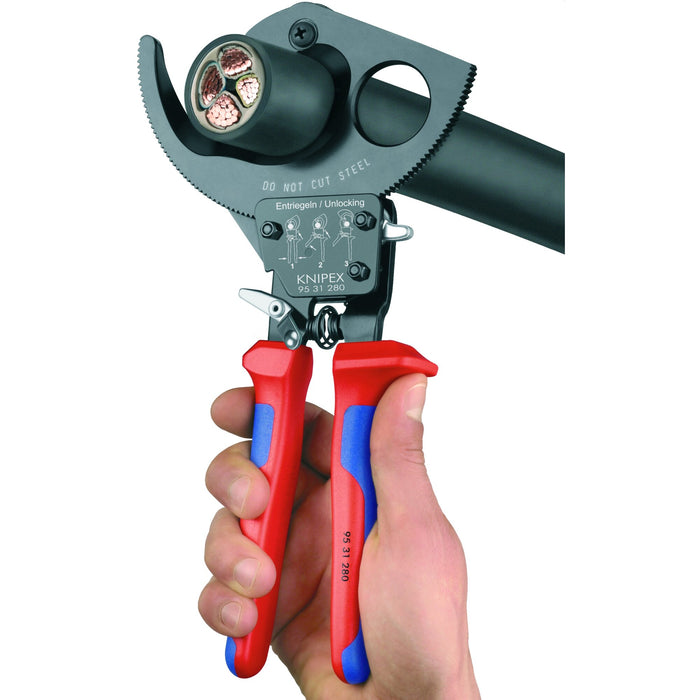 Knipex 95 31 280 SBA 11" Ratcheting Cable Cutters