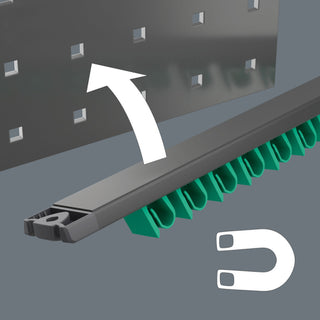 Wera 9642 Magnetic rail 6003 Joker Imperial 1 Ring spanner set