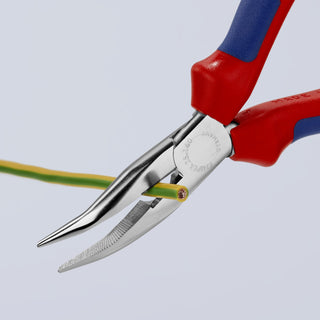 Knipex 25 25 160 6 1/4" Long Nose 45° Angled Pliers with Cutter