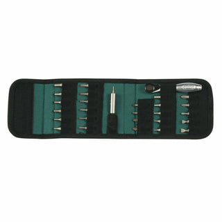 Wiha Tools 74992 Bit Ratchet Compact Pouch Set, 28 Piece