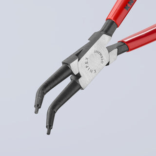 Knipex 44 31 J32 9" Internal 45° Angled Snap Ring Pliers-Forged Tips