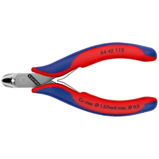 Knipex 64 42 115 4 1/2" Electronics End Cutting Nippers