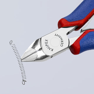 Knipex 77 32 120 H 4 3/4" Electronics Diagonal Cutters-Carbide Metal Cutting Edges