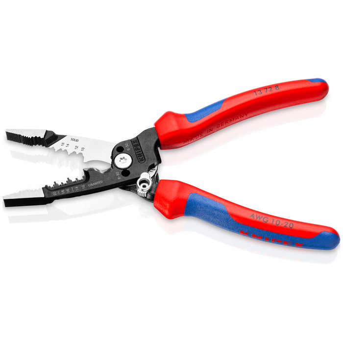 Knipex 13 72 8 8" Forged Wire Stripper 20-10 AWG
