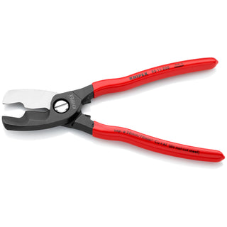 Knipex 95 11 200 8" Cable Shears-Twin Cutting Edges