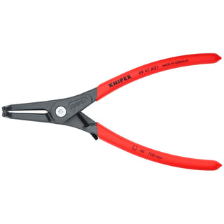 Knipex 49 41 A31 8 1/2" External 90° Angled Precision Snap Ring Pliers-Limiter