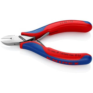 Knipex 77 02 115 4 1/2" Electronics Diagonal Cutters