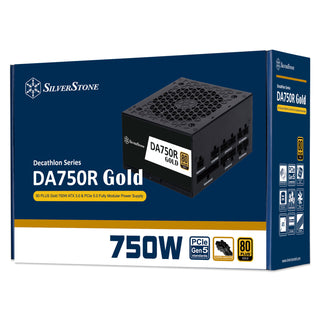 SilverStone DA750R-GM 80 PLUS Gold 750W ATX 3.0 & PCIe 5.0 Fully Modular Power Supply