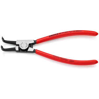 Knipex 46 21 A21 SBA 6 3/4" External 90° Angled Snap Ring Pliers-Forged Tips